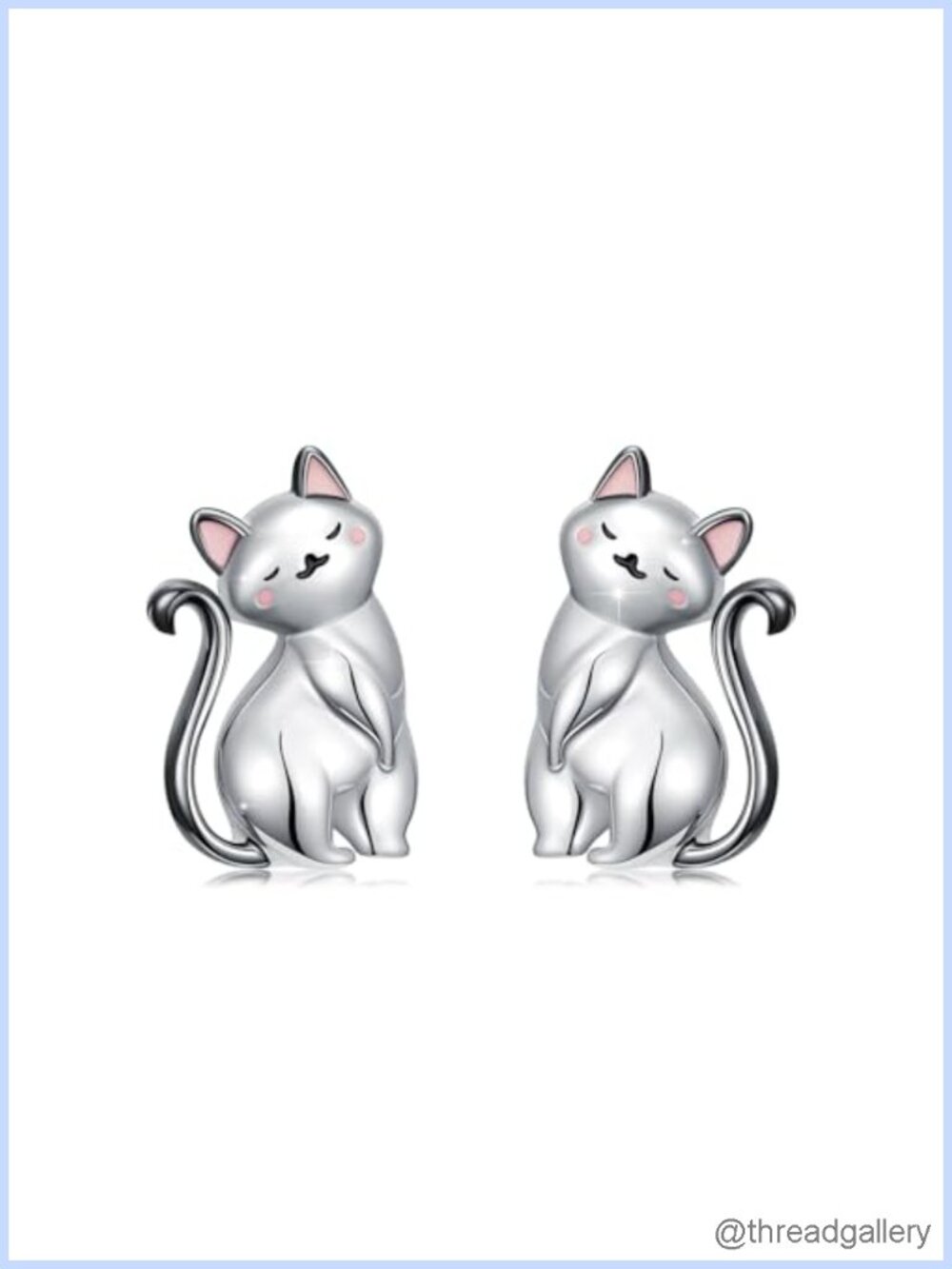 Sterling Silver Animal Stud Earrings Hypoallergenic Women's Jewelry Gift